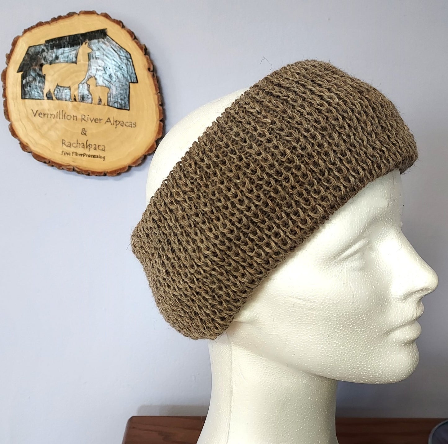Brown Fleece Headband