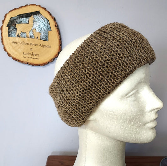 Brown Fleece Headband