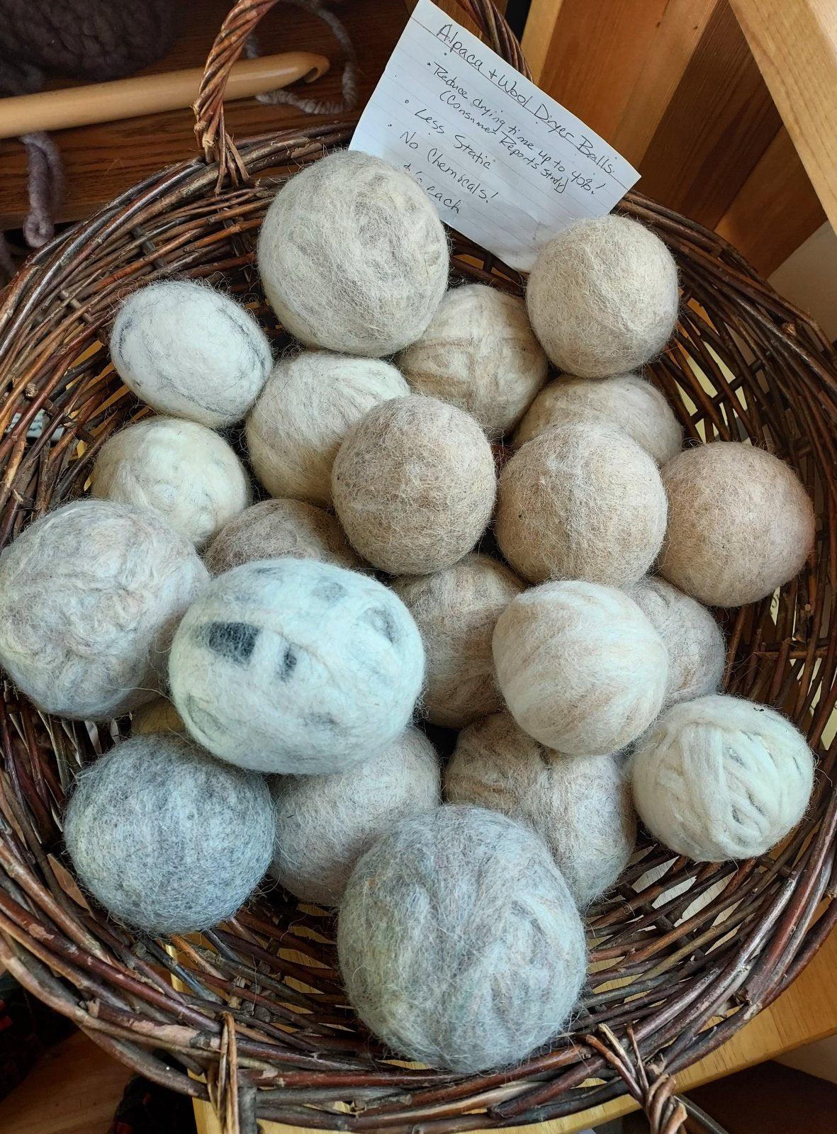 assorted dryer balls