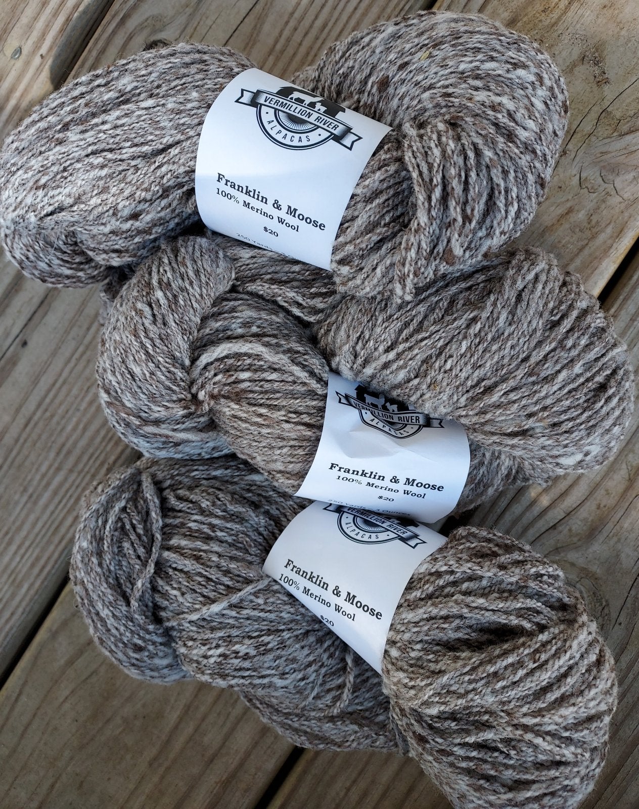 light brown merino wool yarn