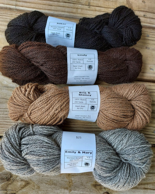 Alpaca Yarn - Worsted